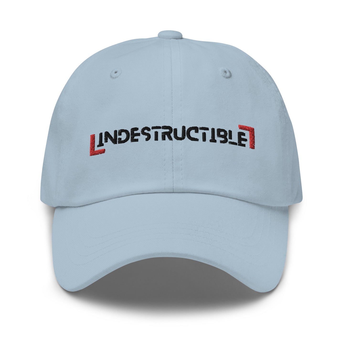 light blue indestructible cap or hat