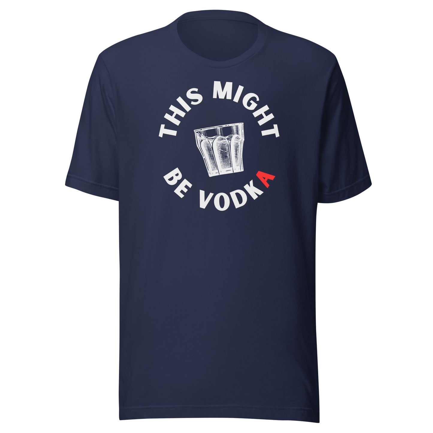 this might be vodka t-shirt navy blue color