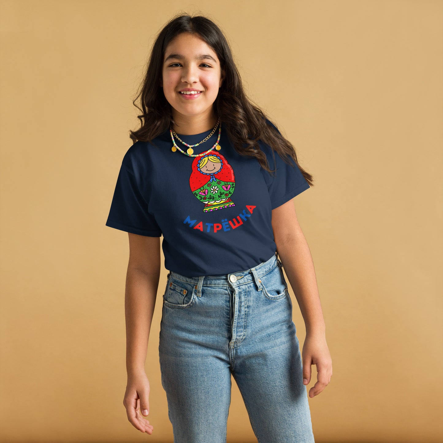 Youth classic tee | RUSSIAN DOLL MATRYOSHKA